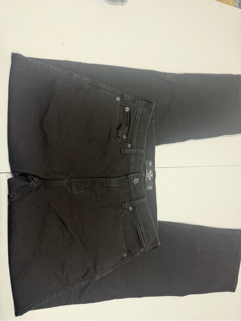 Black Hollister California advanced stretch straight jeans size 29/32